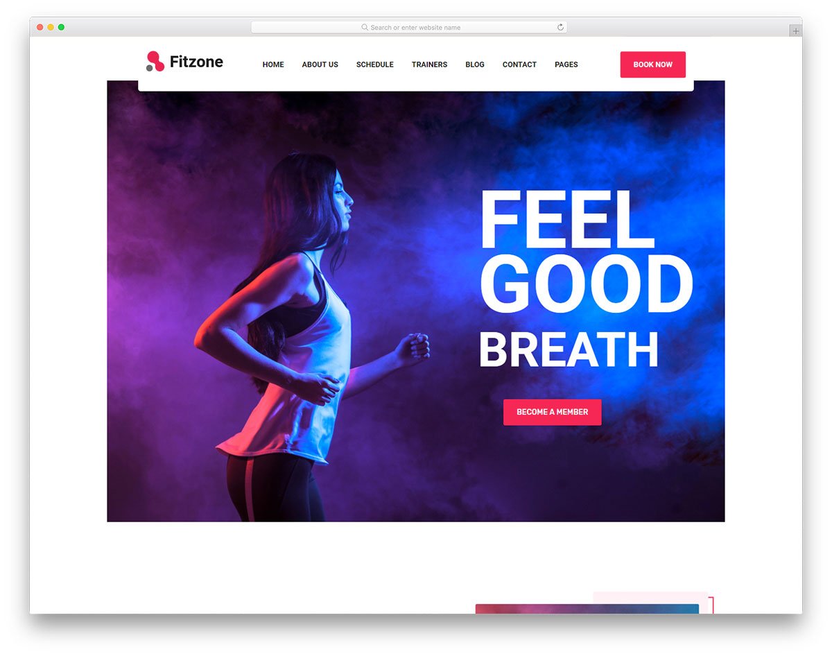 website template Fitzone   shopifashion