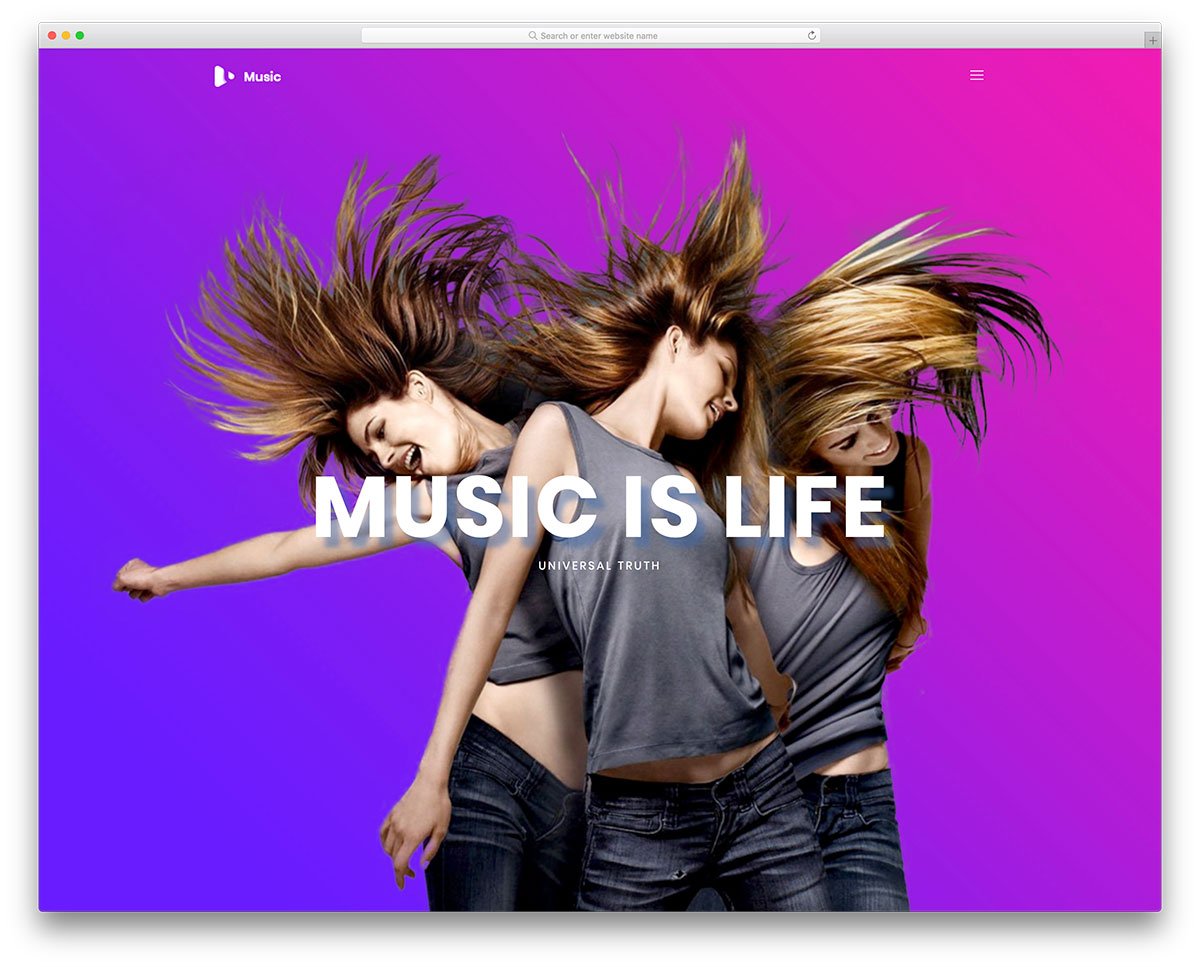 website template Music   shopifashion