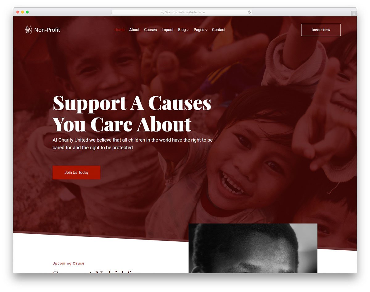 website template Nonprofit   shopifashion