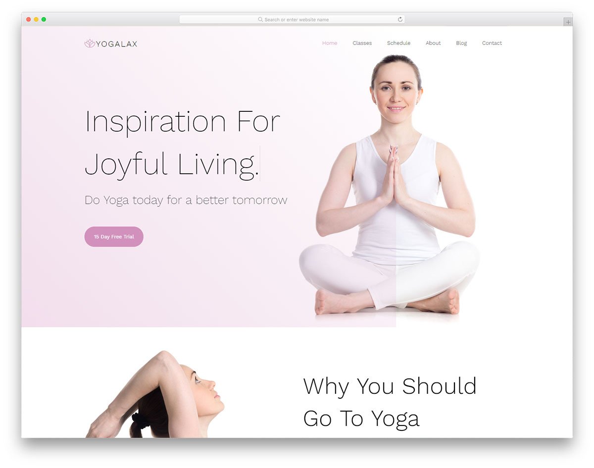 website template Yogalax   shopifashion